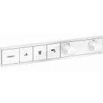 Hansgrohe Вграден термостатичен смесител за вана и душ Hansgrohe RainSelect, матово бял, 3 функции (15381700)