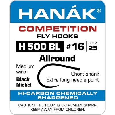 Hanák Competition Muškařský háček Allround vel.14 25 ks
