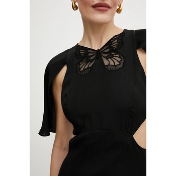 TWINSET Рокля Twinset в черно дълга със стандартна кройка 251TS2012 (251TS2012)