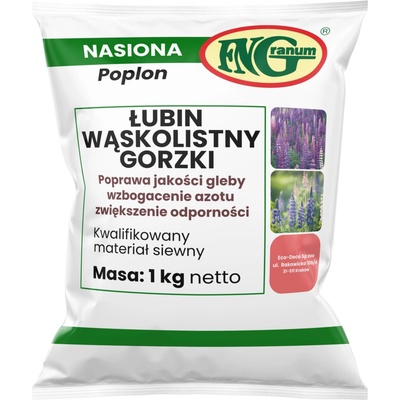 Semená lupina na Poplon - balenie 1 kg