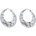 Silenti Jewelry Сребърни обеци "Адмирация