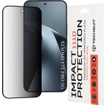 Techsuit Стъклен протектор за поверителност за Xiaomi 17T Pro - 111D Privacy Full Glue - Techsuit - Черен