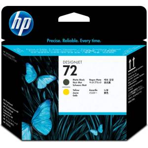 HP Принтерна глава, hp, матова черна и жълта (c9384a)