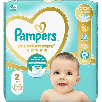 Procter and Gamble Pampers Premium Jumbo Pack S2 (88 бр. /фол)