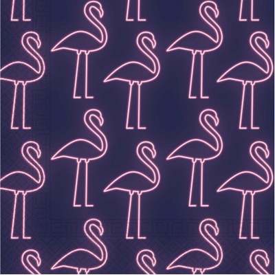 Procos papírové ubrousky Neon Party 33x33cm 20ks