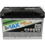 4MAX Deep Cycle 75Ah 500A right+