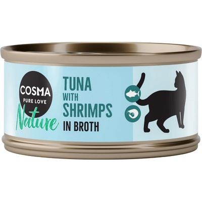 Cosma Nature tuniak krevety 6 x 70 g