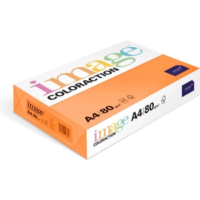 Antalis Papír kancelářský A4/100 ks cihlově oranžový 80g, 393510