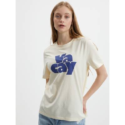 Pieces Tamaris T-shirt Pieces | Byal | ЖЕНИ | S