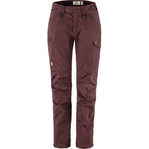 Fjällräven Дамски туристически панталон Fjällräven Women's Kaipak Trousers Curved Walking trousers - Port - размер 40 (110-0579-0814)