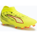 PUMA Футболни обувки PUMA Ultra 6 Play+ FG/AG yellow alert/puma black/glowing red/lime squeeze
