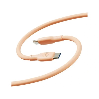Motorola Кабел MOTOROLA, 2m, USB-C / USB-C, 5A, 100W, розов (SJCS0CCPF20-EU)