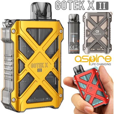Aspire GoTek X II Pod 800 mAh Gunmetal 1 ks