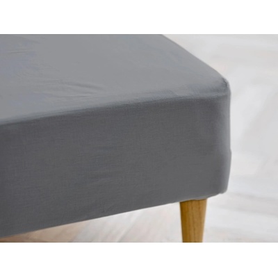 Södahl Сив еластичен чаршаф от органичен памук 180x200 cm Calm - Södahl (15611)