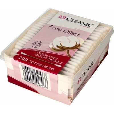 Cleanic Pure Effect vatové tyčinky 300 ks