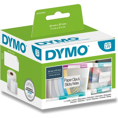 Dymo LW S0722540 - originální papírové štítky - 57 x 32 mm