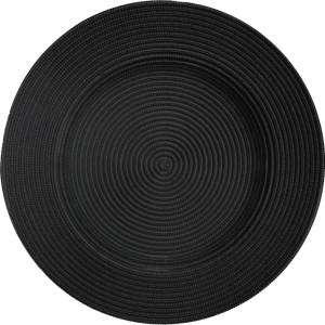 Horecano HORECANO-WICKED-Подложна чиния стъкло Ø32cm BLACK (HC-59407) (0159407)