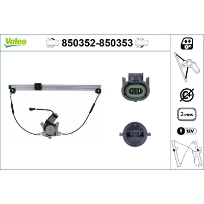 Zvedací zařízení oken VALEO 850353