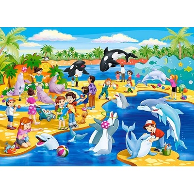 Castorland - Puzzle Dolphinarium - 40 - 99 piese