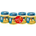 Nestle Бебешко пюре Nestle Gerber - Зелeнчуци с пилешко, 3+1 подарък х 125 g (12500850) - baby