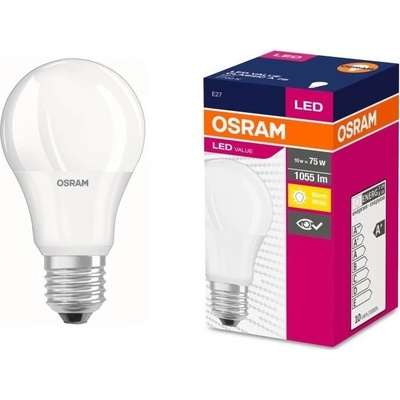 LEDVANCE LED E27 11,5W 2700K 1055lm VALUE A75-klasik matná