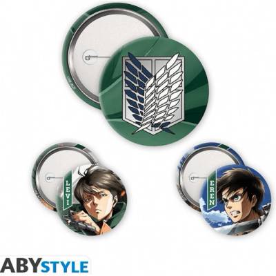 ABYstyle Attack on Titan Eren & Levi 3 ks