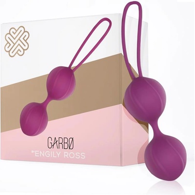 Engily Ross Garbo Double Kegel Ball Silicone Purple