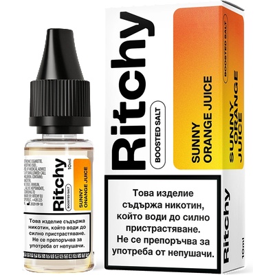 никотинови солиRitchy Salt 10ml Sunny Orange Juice 20мг