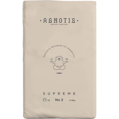 Agnotis Бебешки пелени Agnotis - Supreme, No 2, 4-8 kg, 42 броя (AGS2)