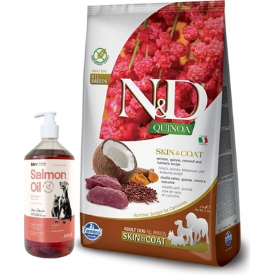 N&D Quinoa Adult Medium & Maxi Skin & Coat Venison 7 kg