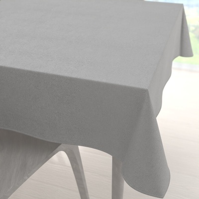 Biante Čtvercový ubrus/imitace broušené kůže Alcantara ALC-020 Světlý béžovošedý 100x100 cm