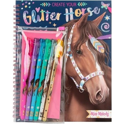 Depesche Germany Miss Melody Omalovánka Glitter Horse 3503628