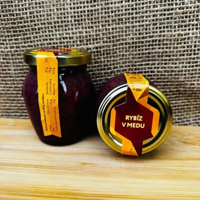 Včelí farma Horký Rybíz v medu 180 g
