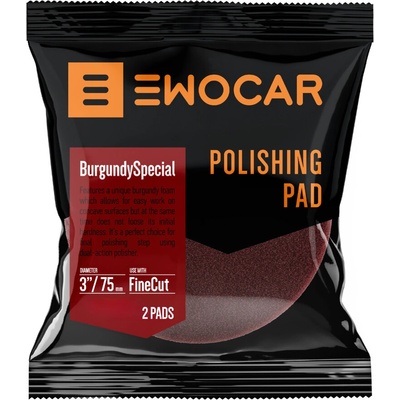 Ewocar Burgundy finish - jemný leštiaci pad 75/95 mm