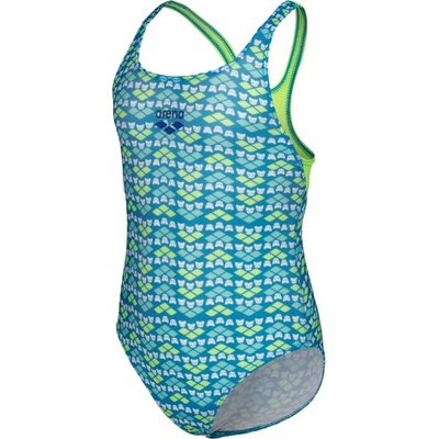 Arena Friends Swimsuit Swim Pro Girls Soft Green Multi