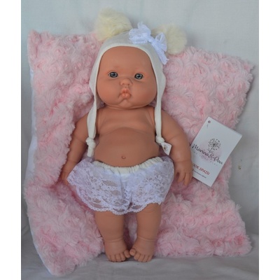 Marina & Pau Betty na růžovém polštářku Betty Dolce 35 cm