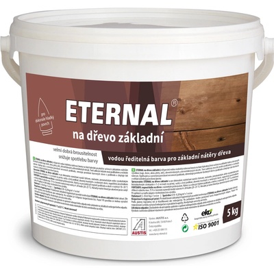 Eternal na dřevo základní 5 kg bílá