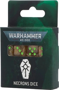 GW Warhammer 40k Necrons Dice set - Heureka.cz
