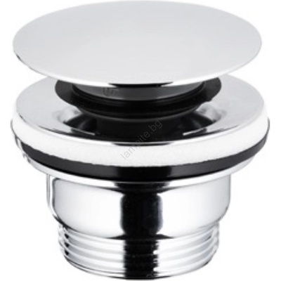 KFA Armatura 660-320-00 - Сифон за мивка CLICK-CLACK Ø 6, 6 см лъскав хром (KF0161)