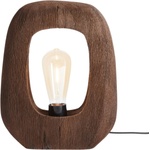 Light & Living Кафява настолна лампа (височина 30 cm) Kelafo - Light & Living (7041064)