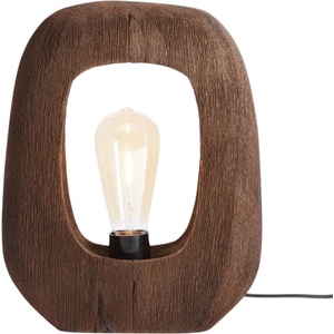 Light & Living Кафява настолна лампа (височина 30 cm) Kelafo - Light & Living (7041064)