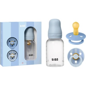 Bibs Подаръчен сет BIBS - Baby Sprinkle, бутилка, 150 ml + 2 залъгалки, 0-6 м, Baby Blue (7500143) - ozone