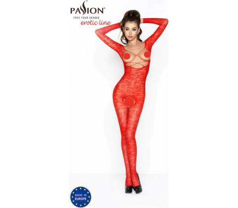 Bodystocking PASSION BS031 červená