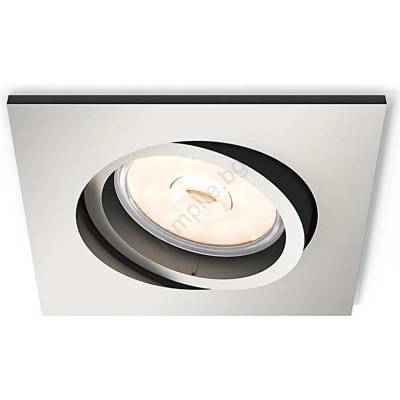 Philips - LED RGBW димируемо вградено осветително тяло DONEGAL 1xGU10/4, 8W/230V + дистанционно управление (LEDP1939)