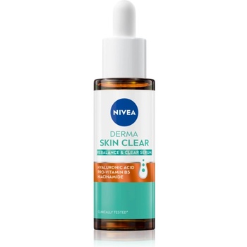 Nivea Derma Skin Clear възстановяващ серум за лице за проблемна кожа 30ml