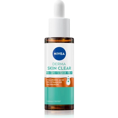Nivea Derma Skin Clear възстановяващ серум за лице за проблемна кожа 30ml