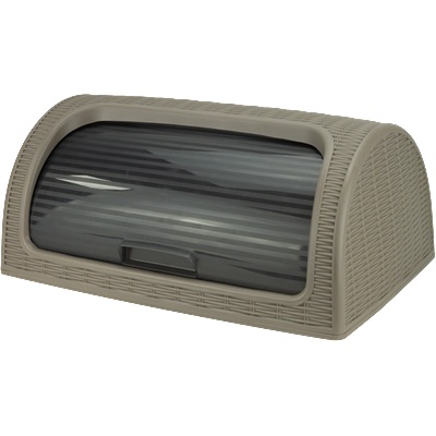 DUNYA DUNYA-Кутия за хляб 41.4x26.9xh18.1cm PVC РАТАН КАФЯВА (05330) (LIGHT BROWN/A. KAHVE) (0151550)