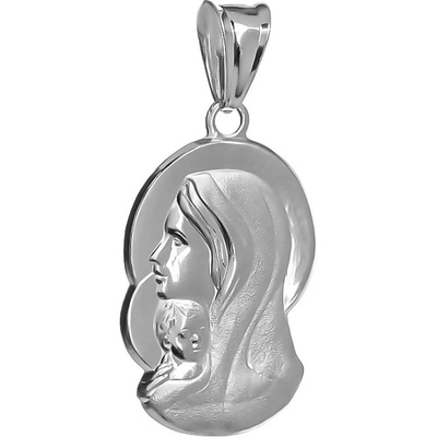 Argento Strieborný prívesok Madona s Dieťaťom 84858