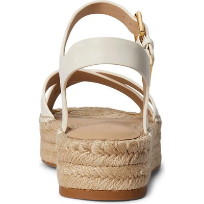 Lauren Ralph Lauren еспадрили дамски от кожа Emeryn (802P06400002.100)