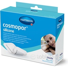 Cosmopor Silicone absorpčné adhezívne krytie, náplasti 10 x 8 cm 5 ks